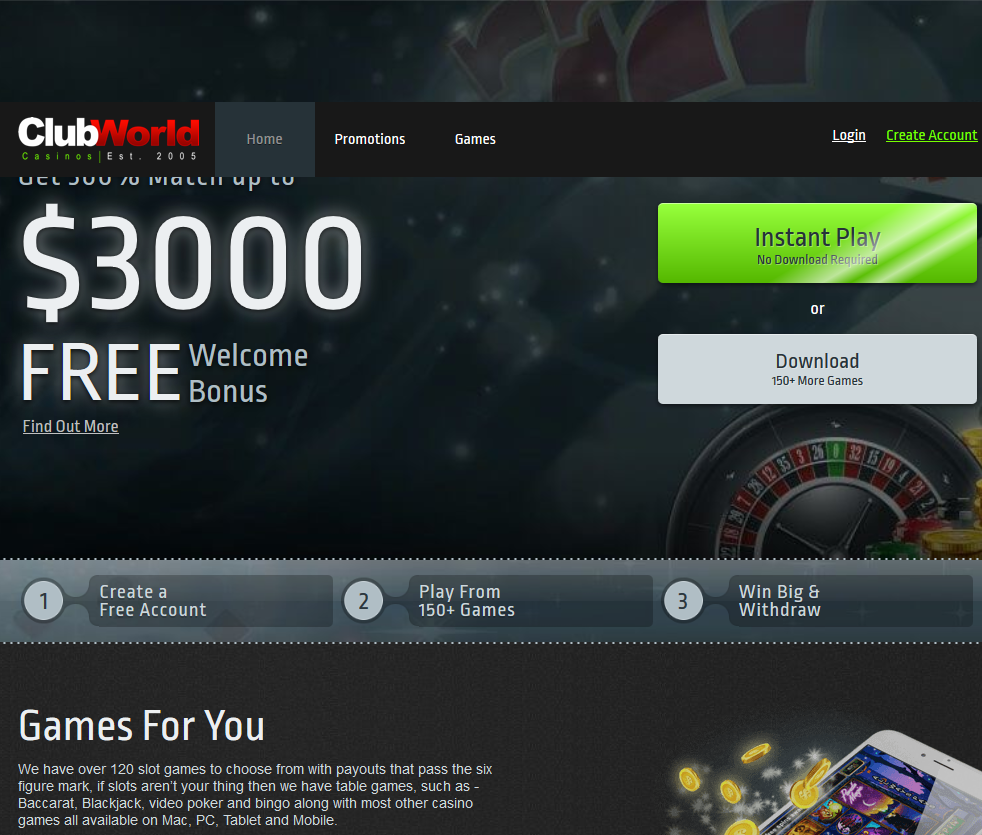 Online Slots and Casino - 300% up to $3000 | ClubWorldCasinos