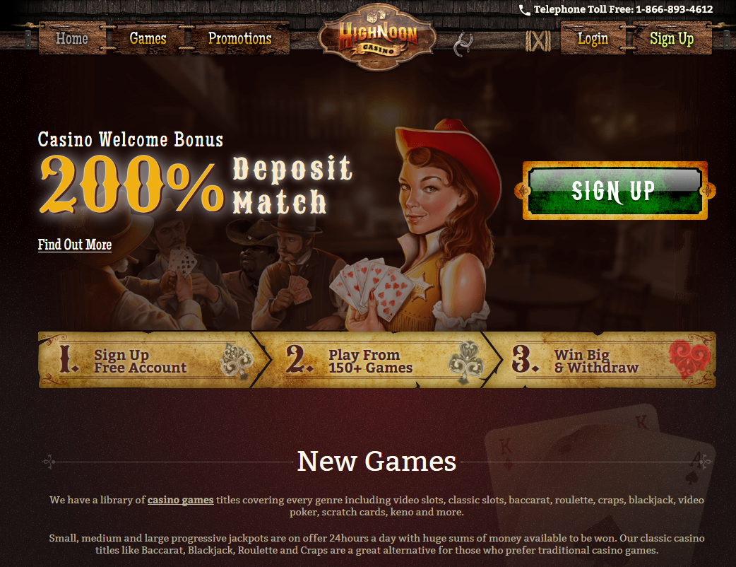 Online
                                                          Casino &
                                                          Slots - Free
                                                          200% Bonus |
                                                          High Noon
                                                          Casino