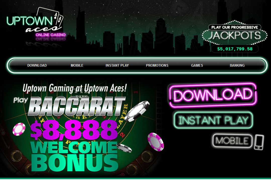 Play Baccarat - Latest Online Casino Games and Slots at Uptown Aces