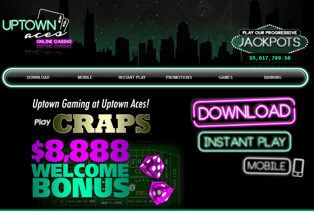 Play Craps - Latest Online Casino Games and Slots at Uptown Aces