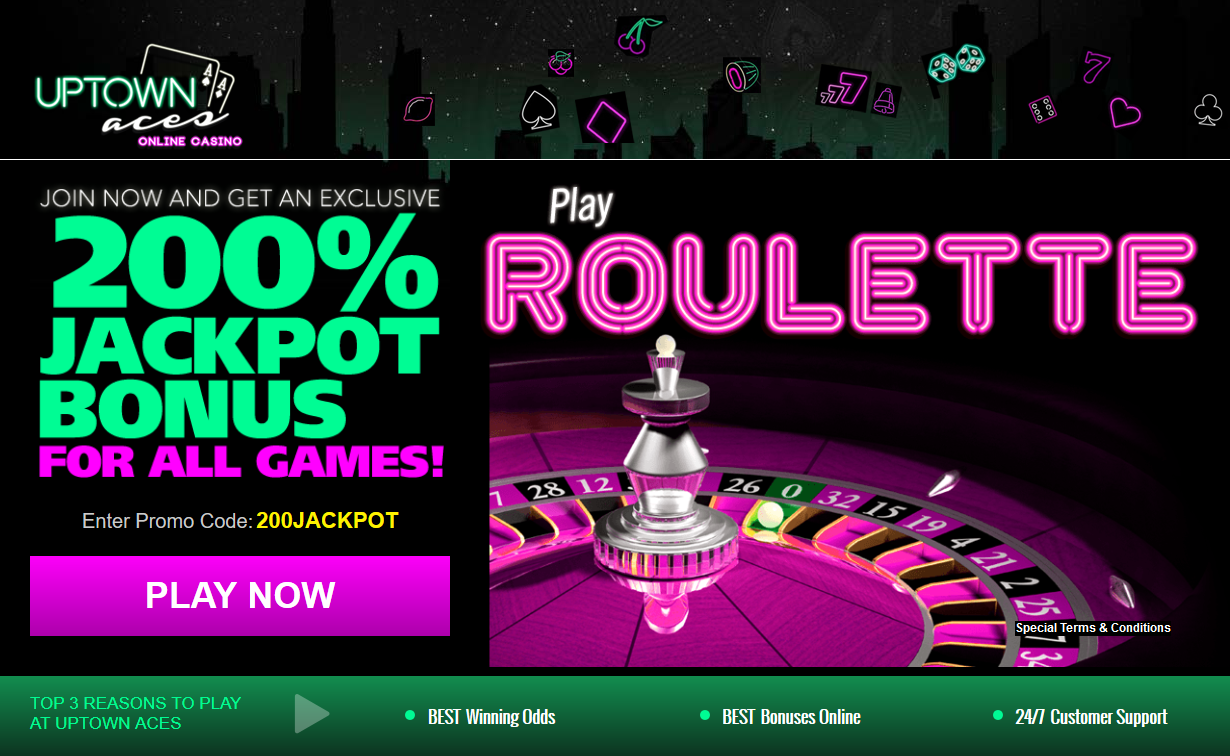 Roulette - Latest Online Casino Games and Slots at Uptown Aces