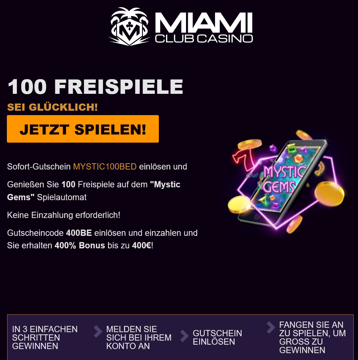 400%
                                                          Bonus bis zu
                                                          400€