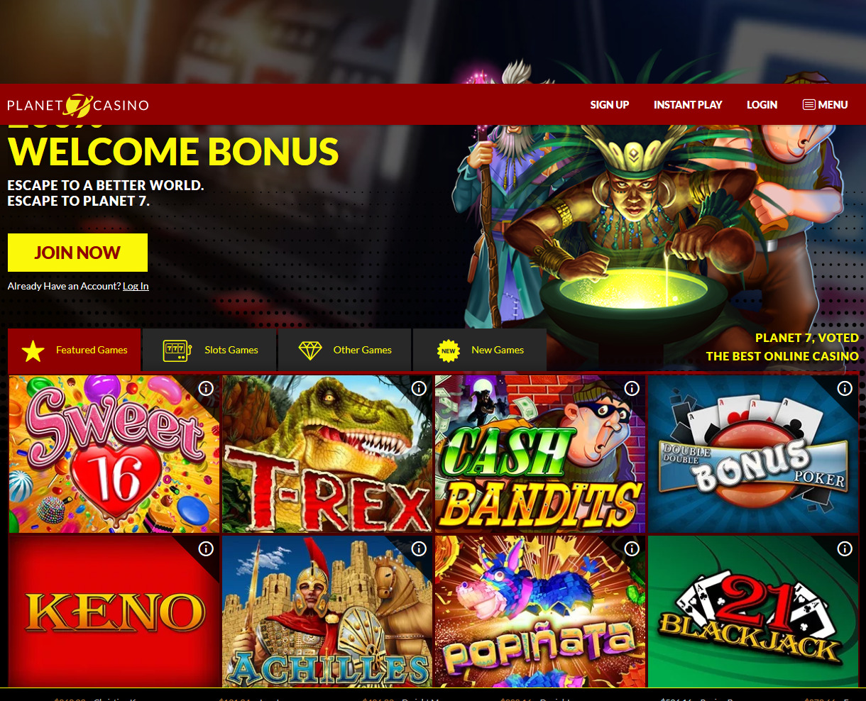 Best Online Casino | 200% BONUS + FREE SPINS at Planet 7 Best Online Casino | 200% BONUS + FREE SPINS at Planet 7