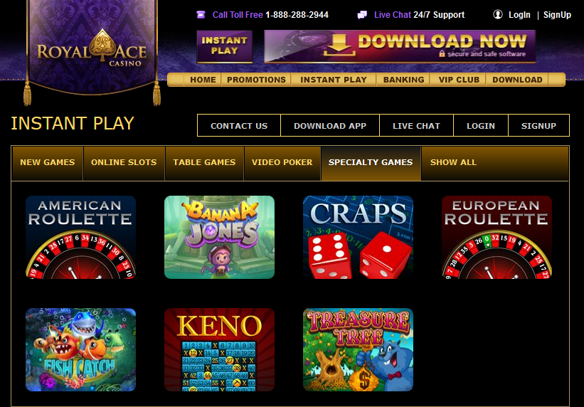 Instant Play | Royal Ace Casino Instant Play | Royal Ace Casino