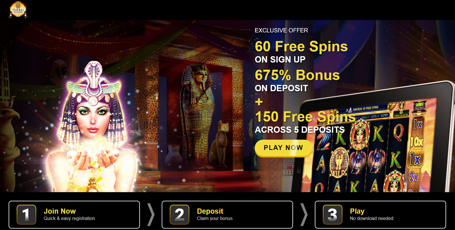 TheBes Casino - Golden Queen - 60 FS on
                                                          SUP + 675% and
                                                          150FS